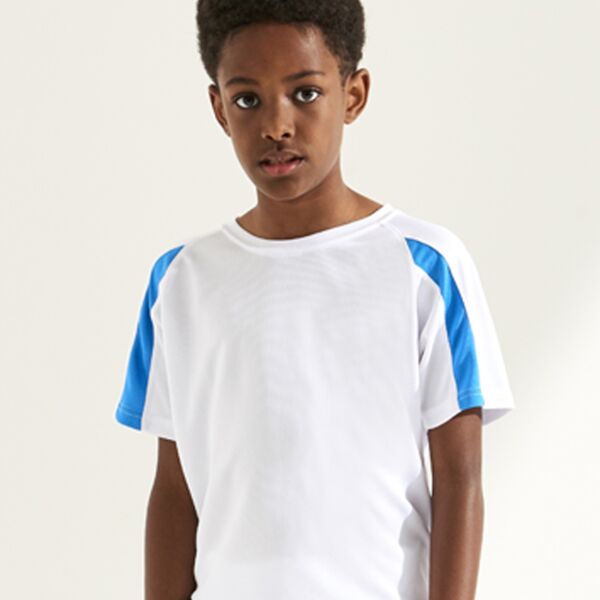STORES AWDis Kids Cool Contrast T-Shirt Thumbnail